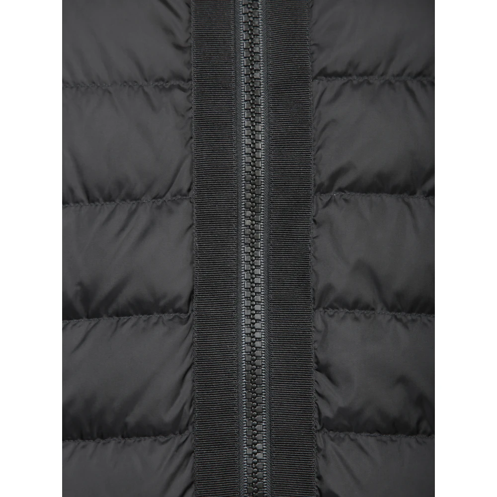 Moncler Hybride Gebreide en Dons Cardigan Black Heren