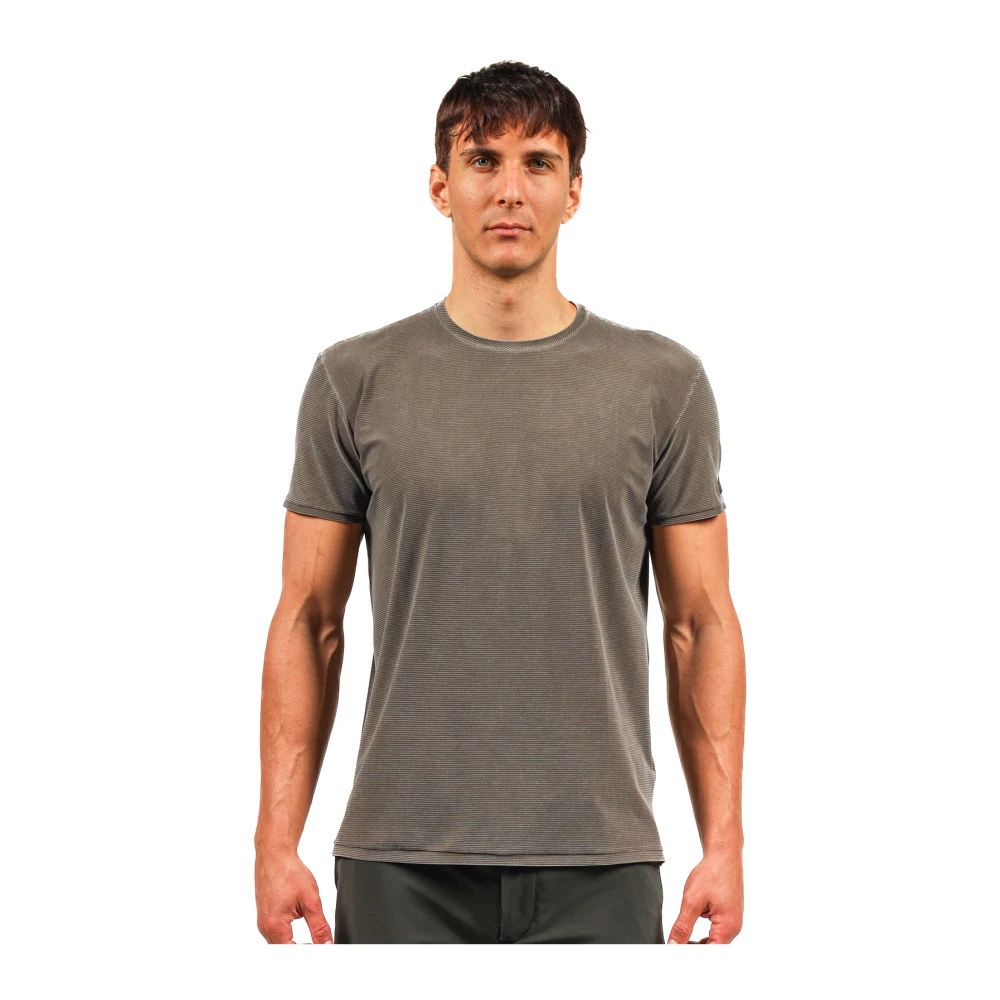 RRD Grijze Techno Wash Rib T-shirt Gray Heren