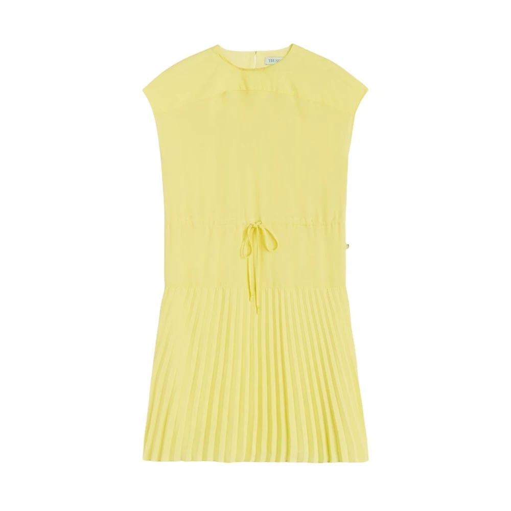 Trussardi Knielengte Jurk Yellow Dames