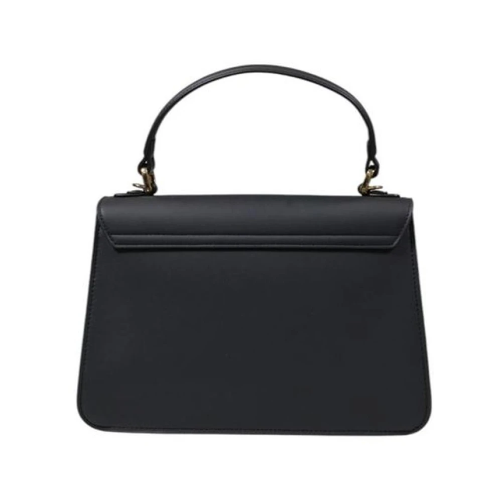 Love Moschino Polyurethaan Handtas Dames Middelgrote Tassen Collectie Black Dames