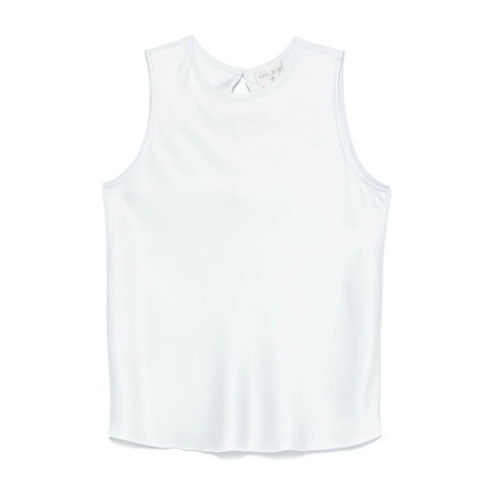 Forte Chique Nude Topwear voor veelzijdige styling White Dames
