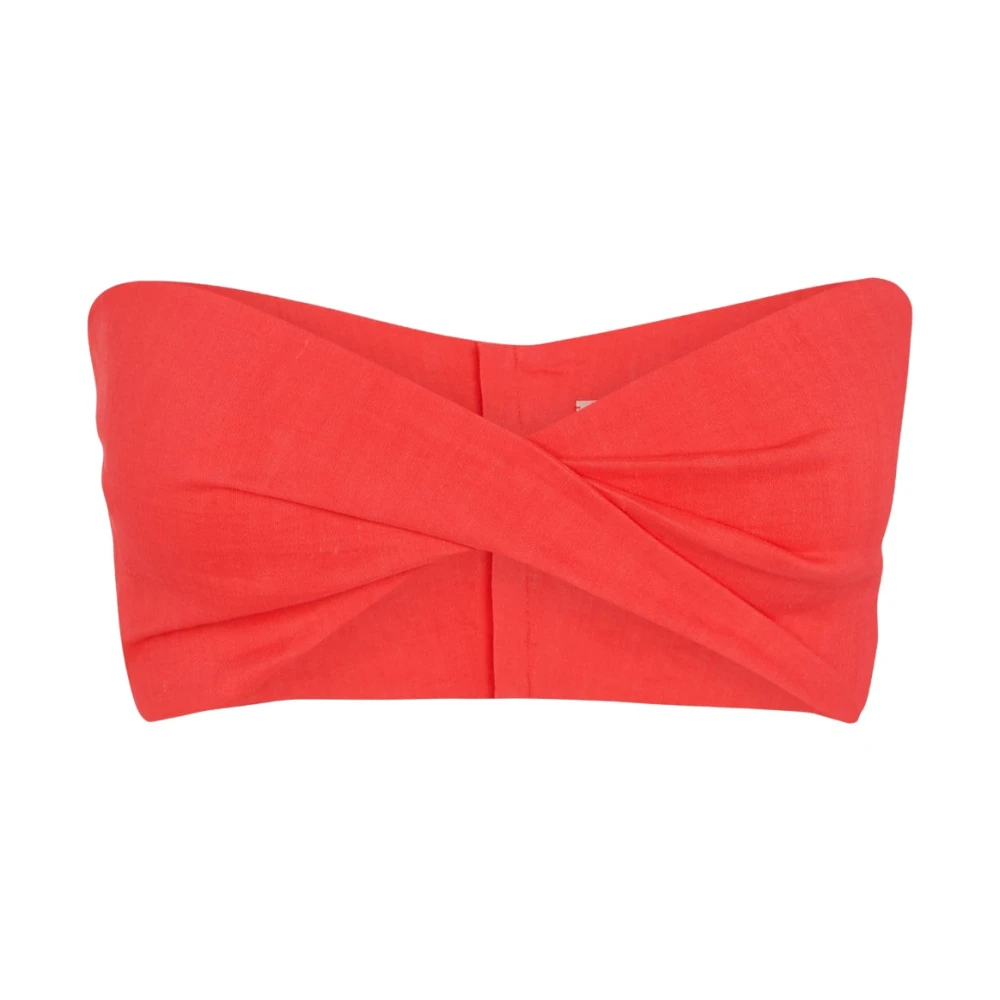 Cortana Red Aman Top - Female - Sleeveless Tops - M - Tops