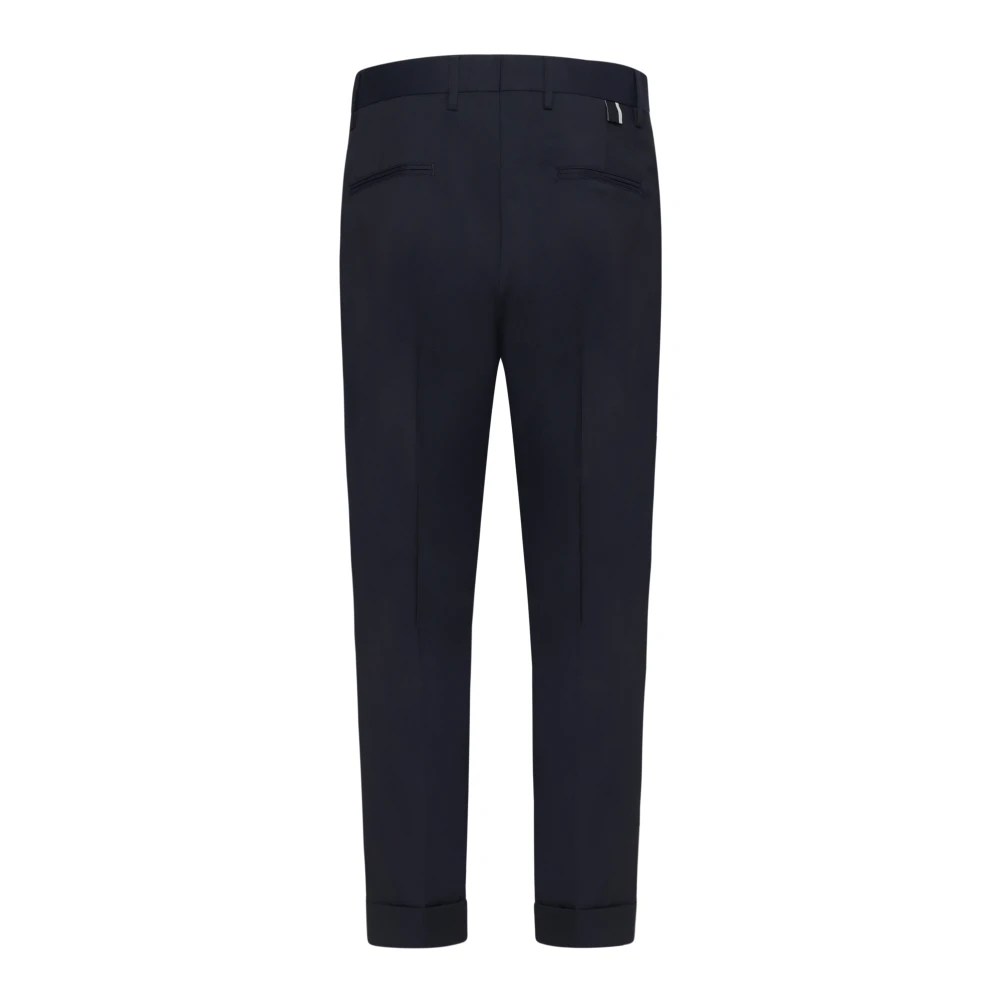 Low Brand Blauwe Casual Broek Blue Heren