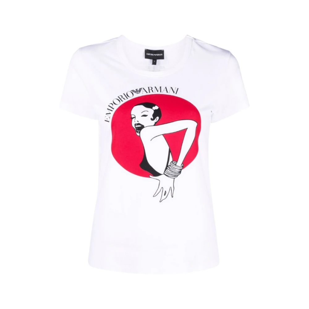 Emporio Armani Damen Weiß Oberteile, Xlgröße: