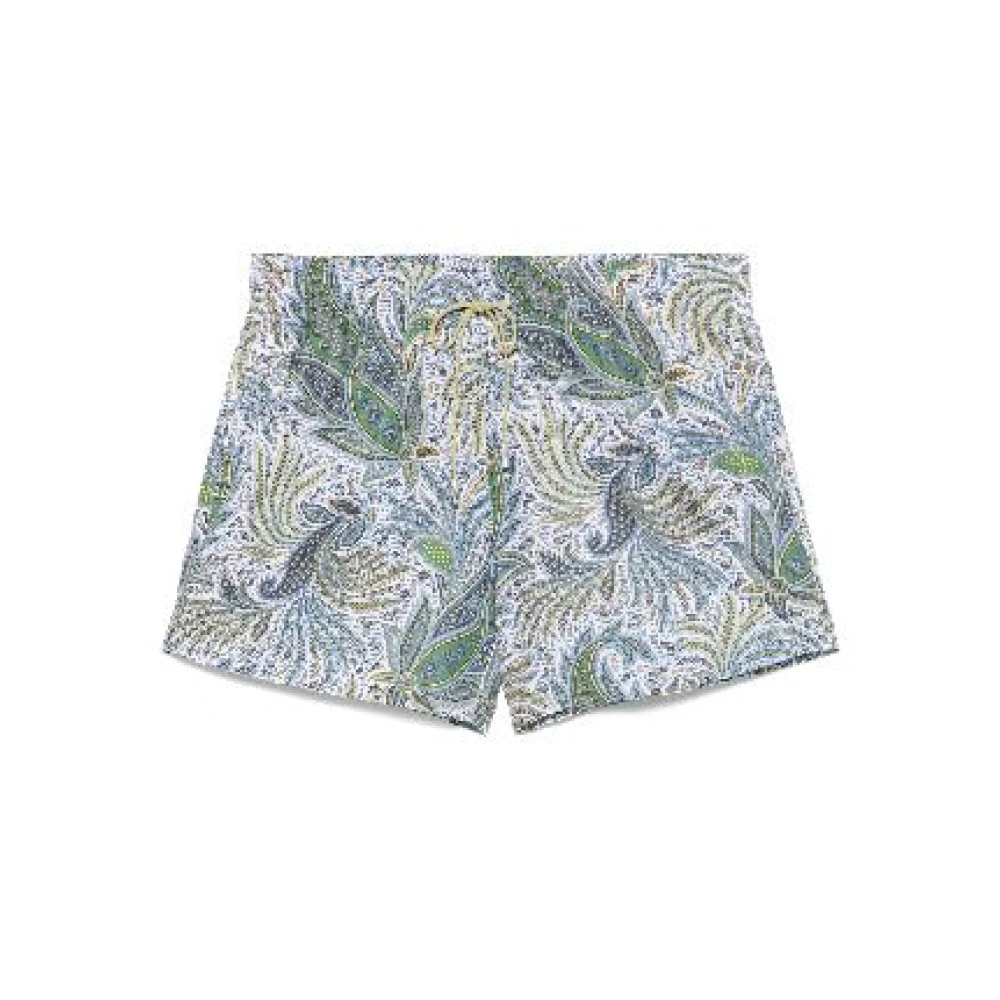 ETRO Bladprint zwemshorts met trekkoord Multicolor Heren