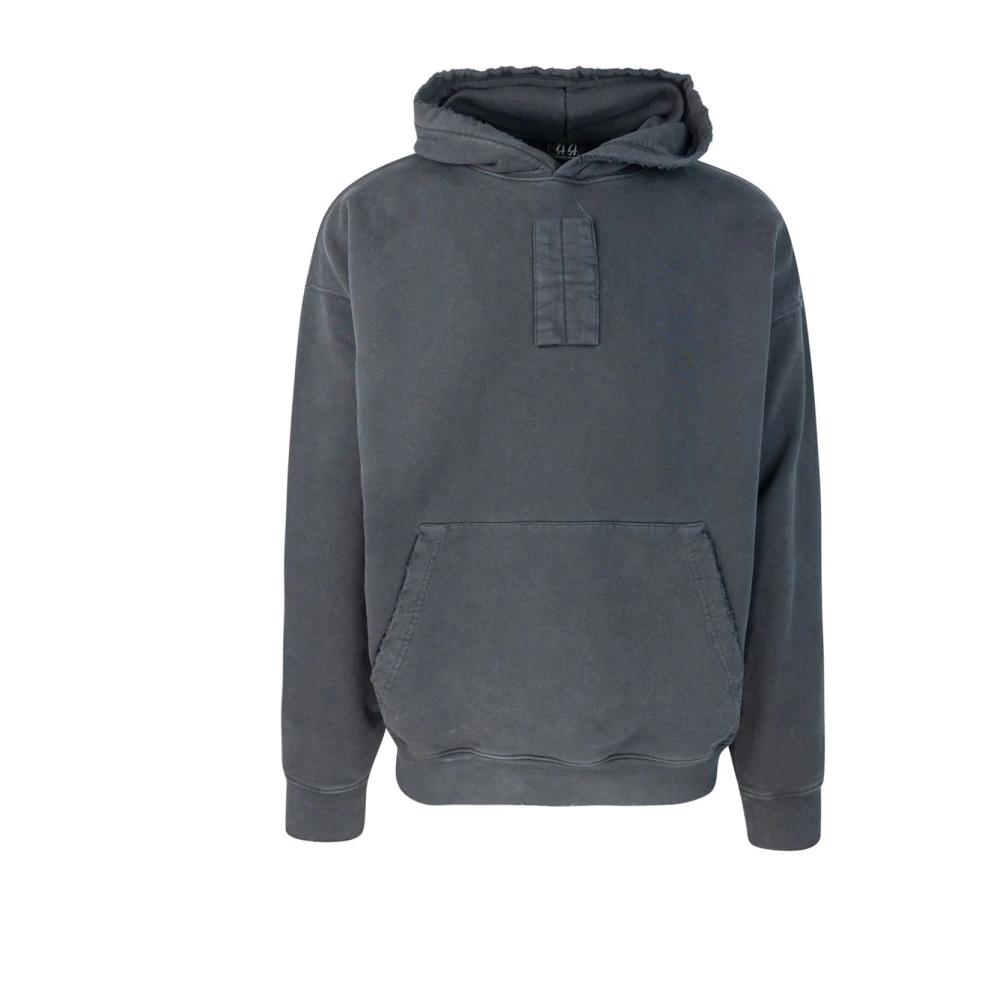 44 Label Group Hoodie met capuchon en kangoeroezak Gray Heren