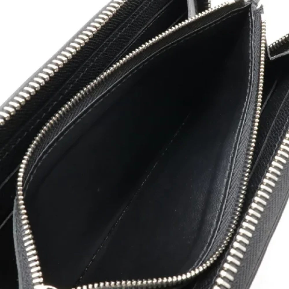 Louis Vuitton Vintage Pre-owned Leather wallets Black Heren