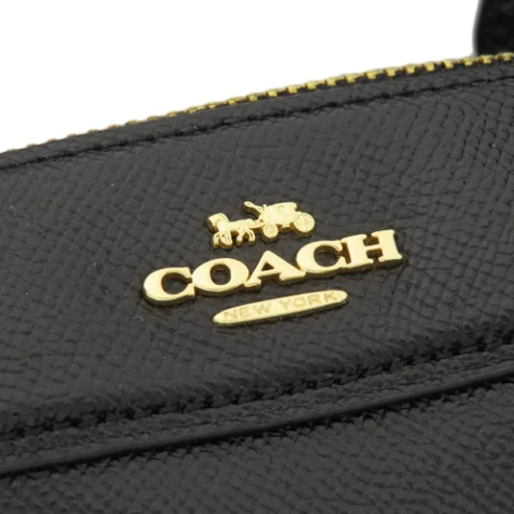 Coach Pre-owned Fabric handbags Black Dames