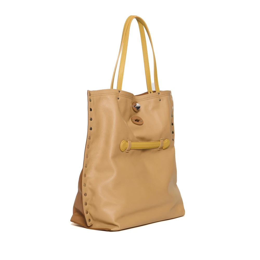 Zanellato Elegante Beige Handtas Beige Dames