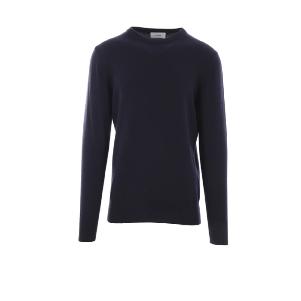 Lardini Blå Cashmere Tröja Blue, Herr