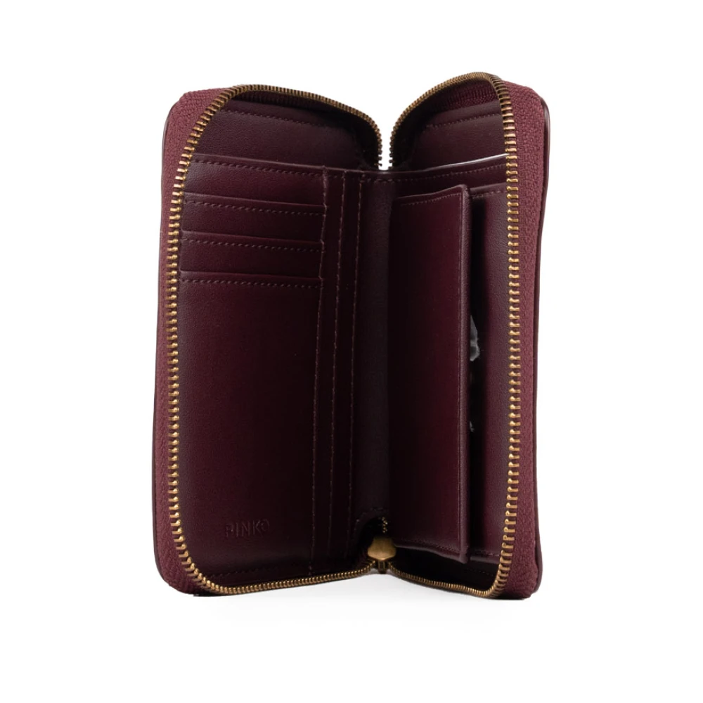 pinko Gestikte Love Birds Portemonnee Red Dames