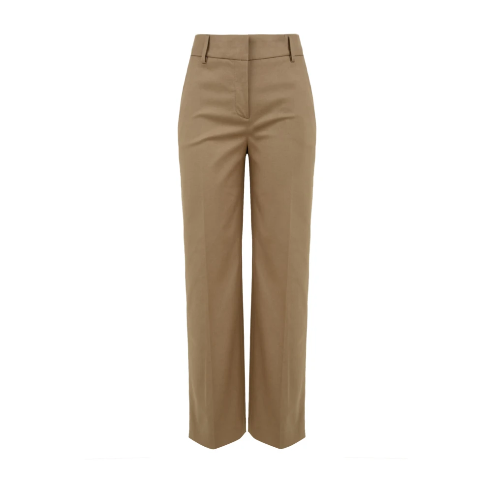 Douuod Woman Bruine Broek met Barboncino Model Brown Dames