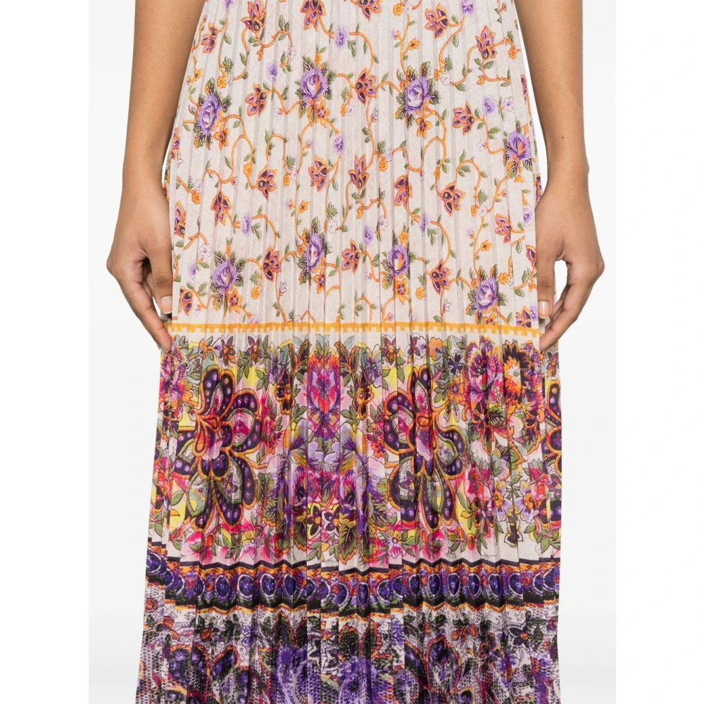 Pierre-Louis Mascia Bloemenprint Elastische Taille Rok Multicolor Dames