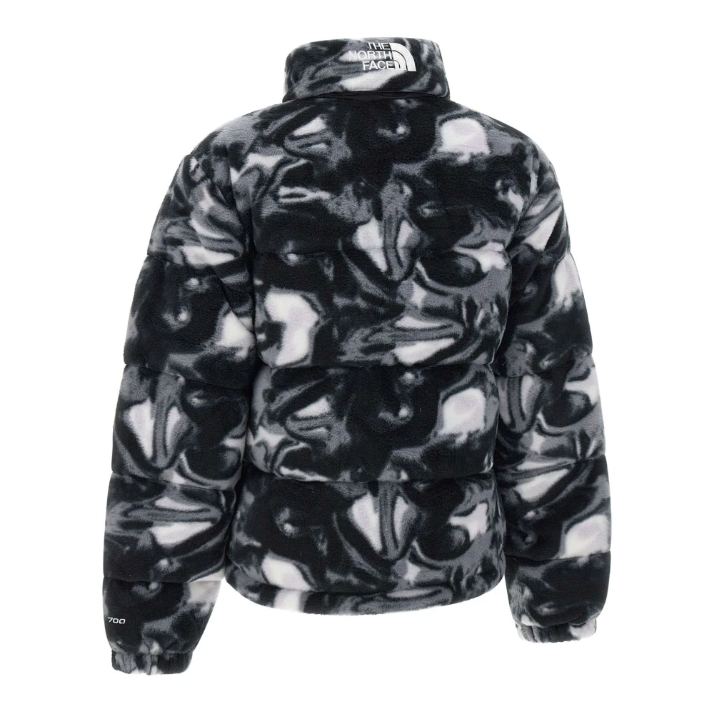 The North Face Zwarte Polar Nuptse Jas Multicolor Dames