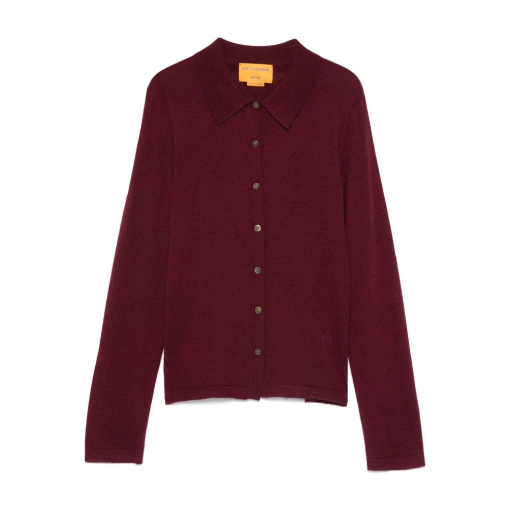 Guest In Residence Kasjmier Pruim Shirt Purple Dames