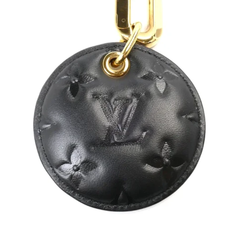 Louis Vuitton Vintage Pre-owned Leather home-office Black Dames