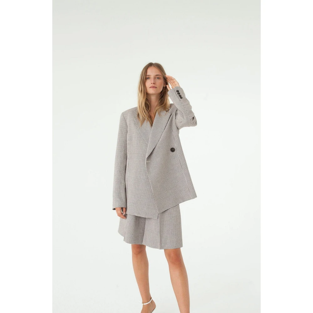 Remain Birger Christensen Geruite Vivi Blazer Multicolor Dames