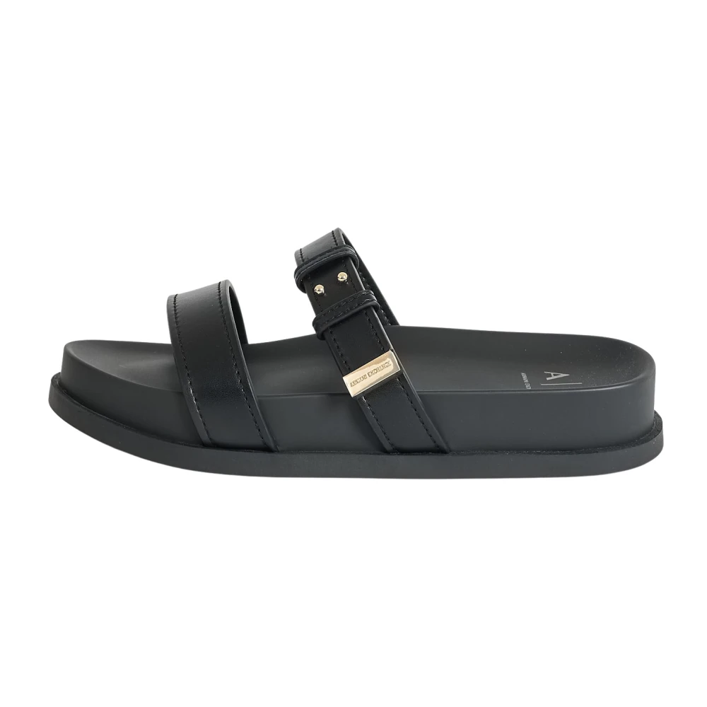 Armani Exchange Damen Schwarz Schuhe, K, 41 Eugröße: