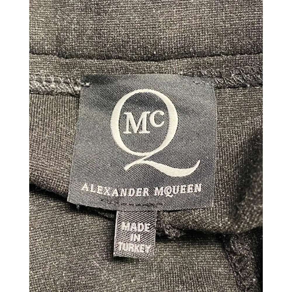 Alexander McQueen Pre-owned Fabric bottoms Black Dames