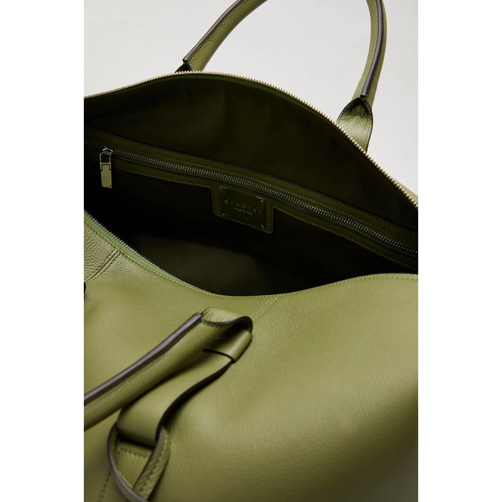 Biagini Zachte Weekender Wasabi Leren Reistas Green Heren