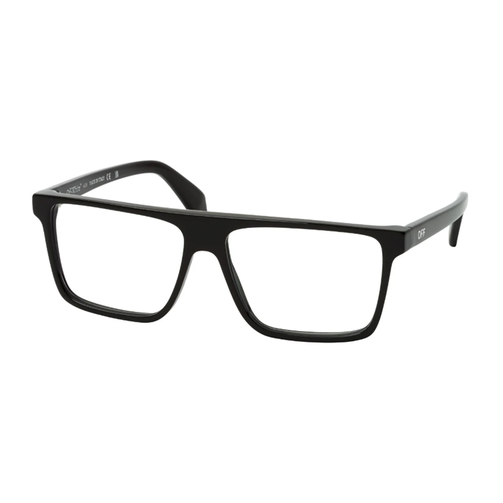 Off White Svarta Optiska Ramar Elegant Stil Black, Dam