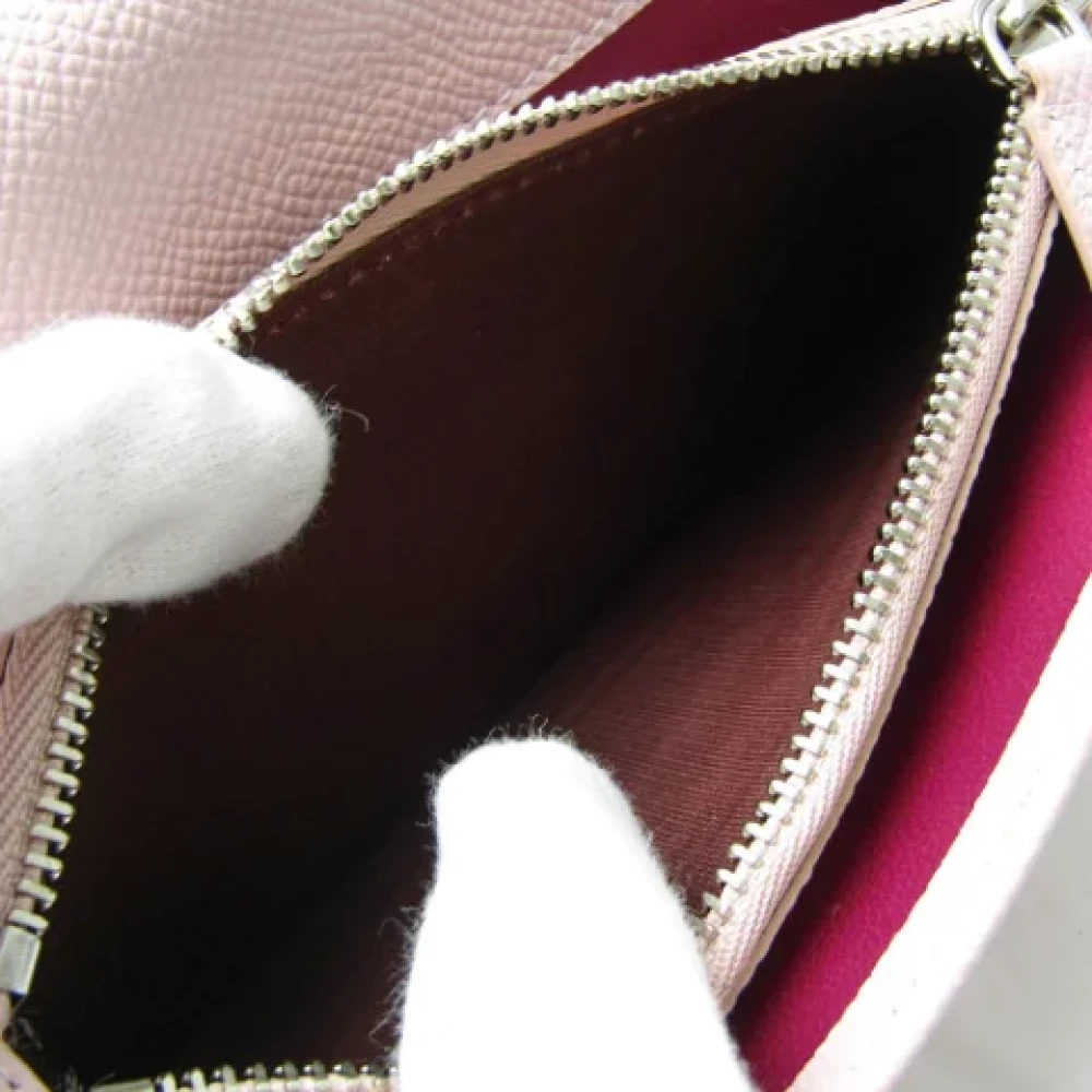 Bvlgari Vintage Pre-owned Leather wallets Pink Dames