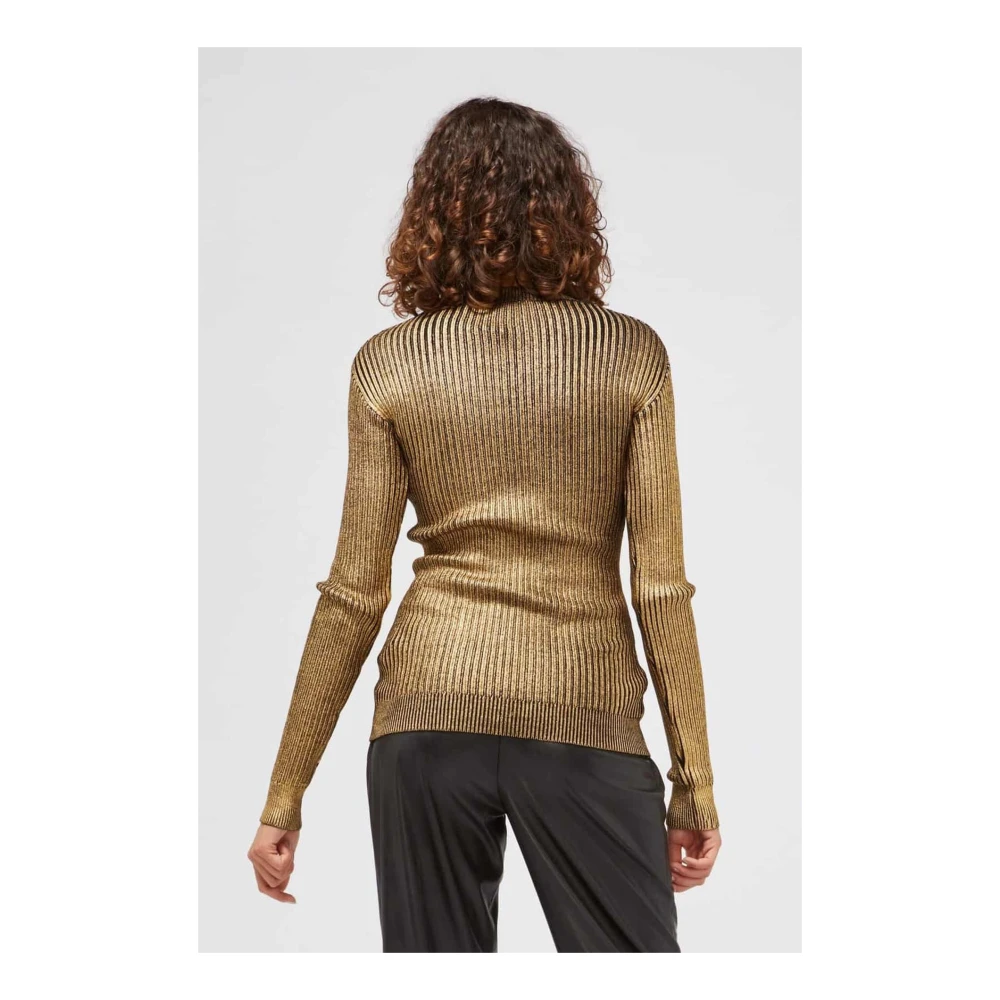 Custo Barcelona Winter Dames Wolmix Logo Pullover Multicolor Dames