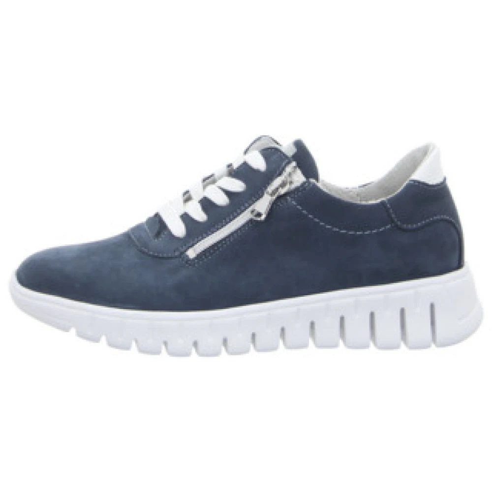 Waldläufer Comfortabele moderne sneaker voor vrouwen Dames Schoenen Blauw