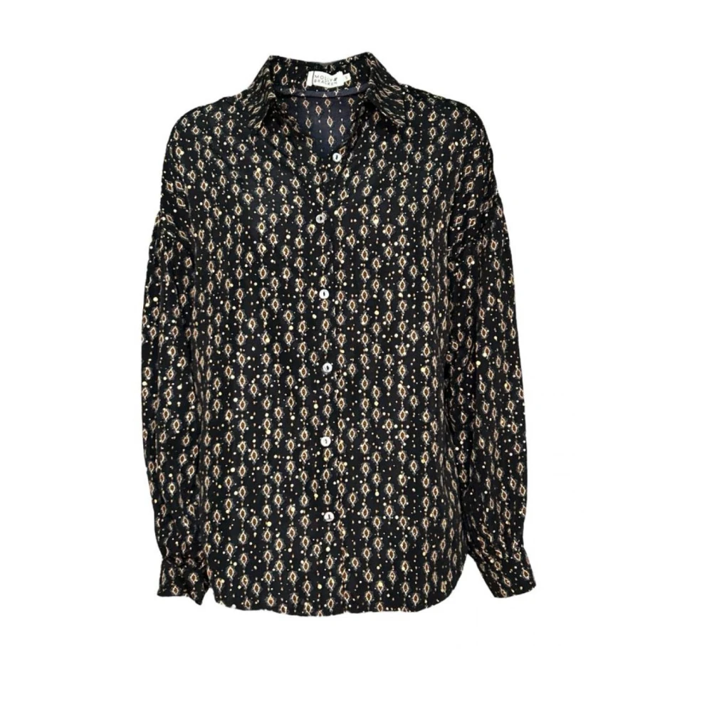 Molly Bracken Katoenen overhemd met patroon Multicolor Dames