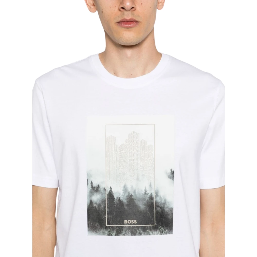 Hugo Boss Klassieke T-shirt voor mannen Black Heren
