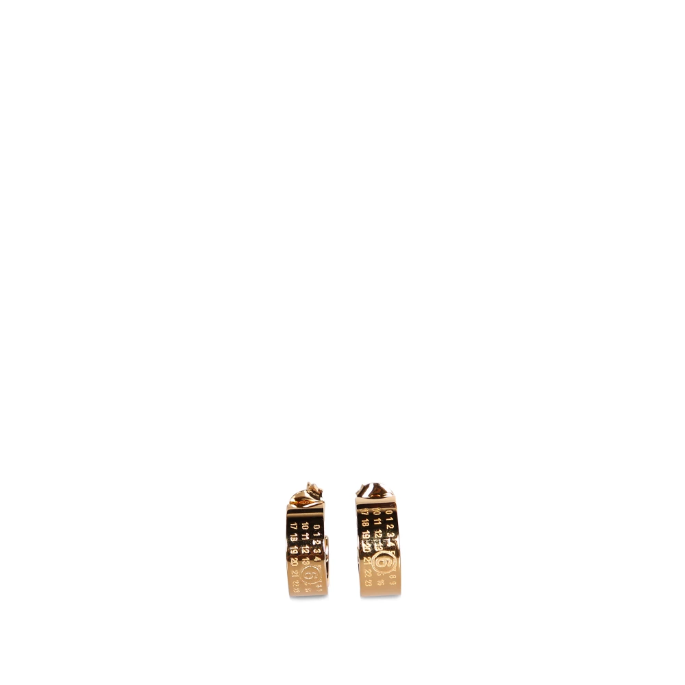 Mm6 Maison Margiela Grå Numeric Earrings