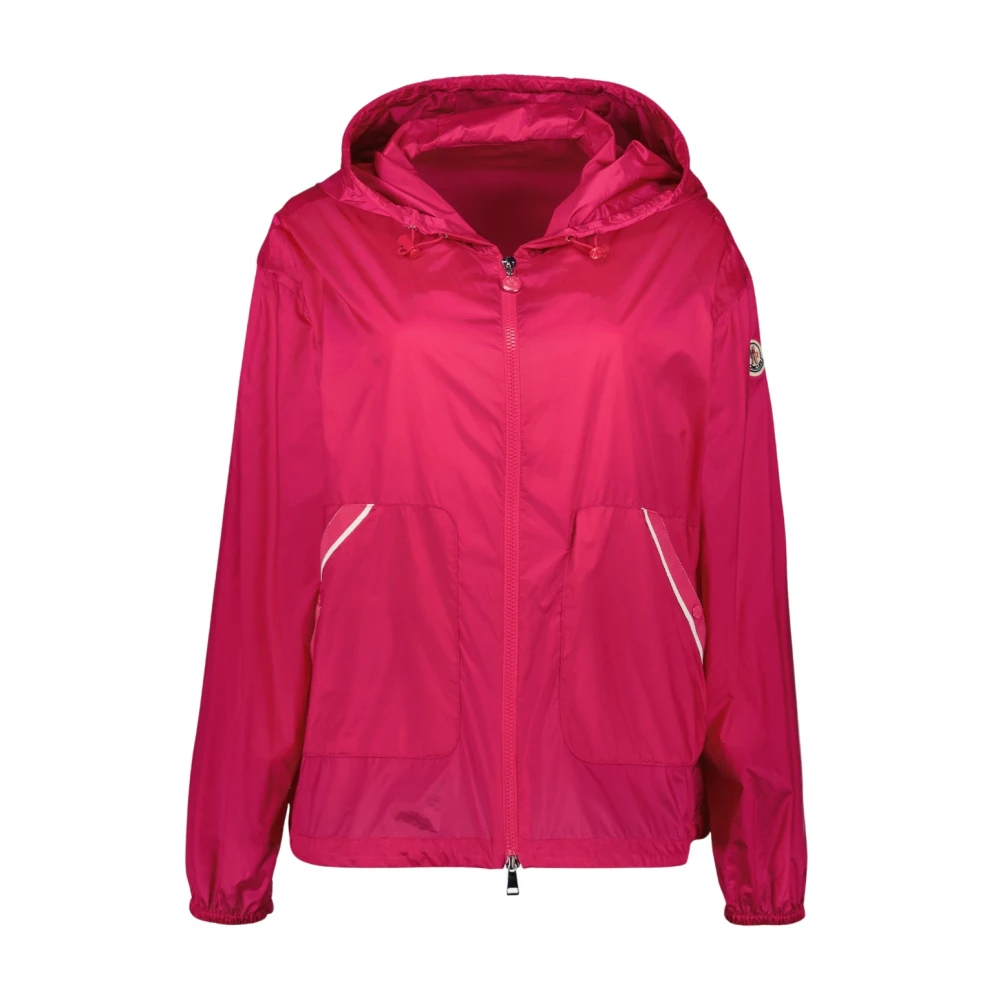 Moncler Fuchsia Jassen met Verstelbare Capuchon Pink Dames