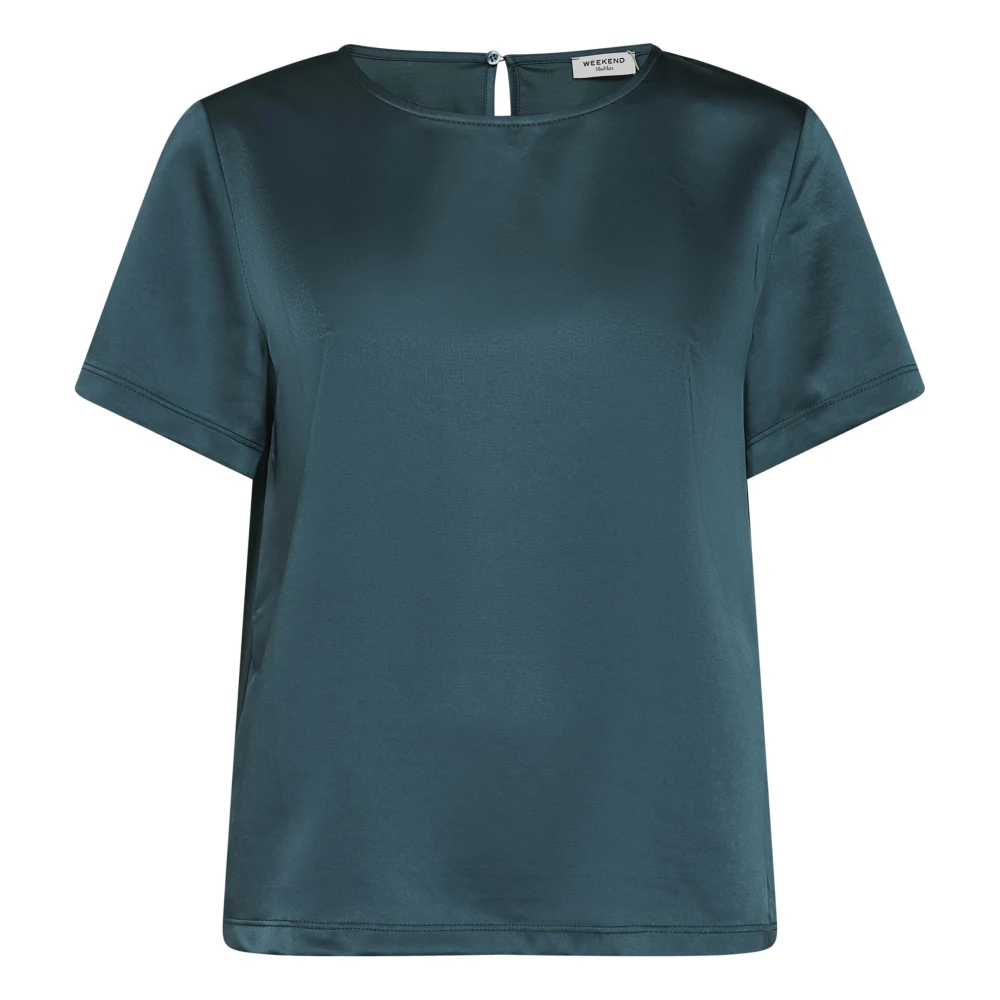 Weekend Max Mara Green Blouses, Female, Xl, Max Mara Weekend Jumpers