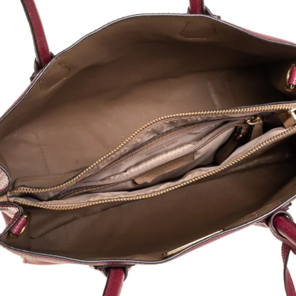 Michael Kors Pre-owned Leather totes Red Dames