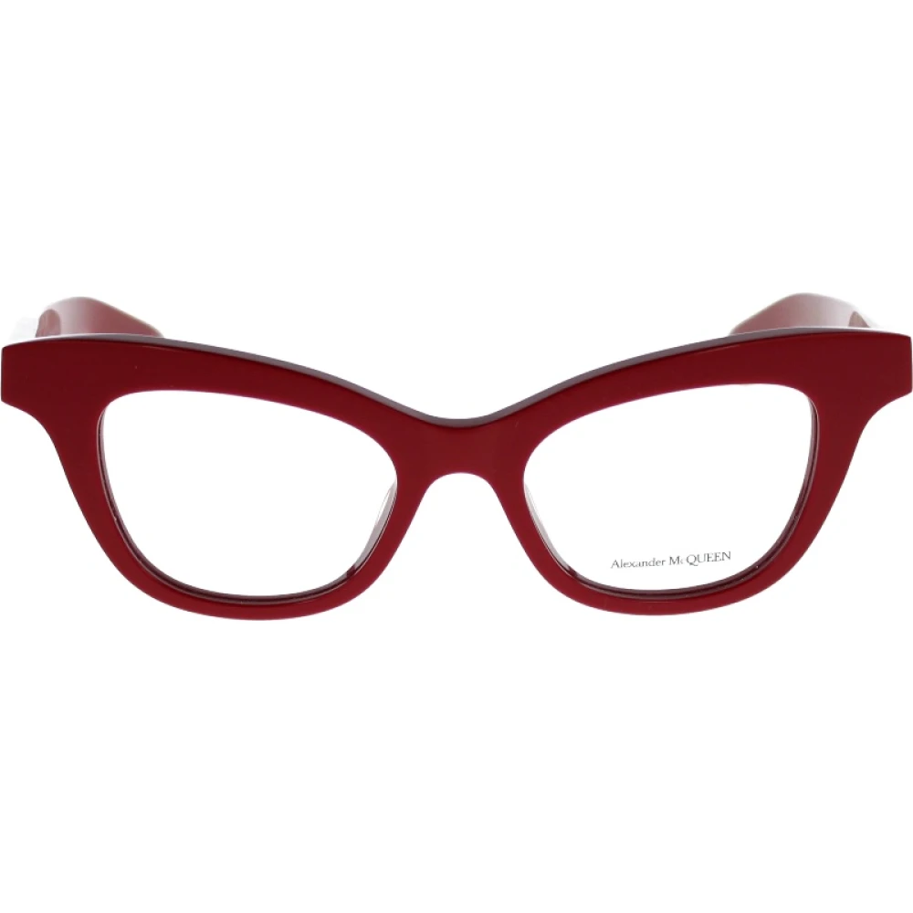 alexander mcqueen Glasses Red Dames