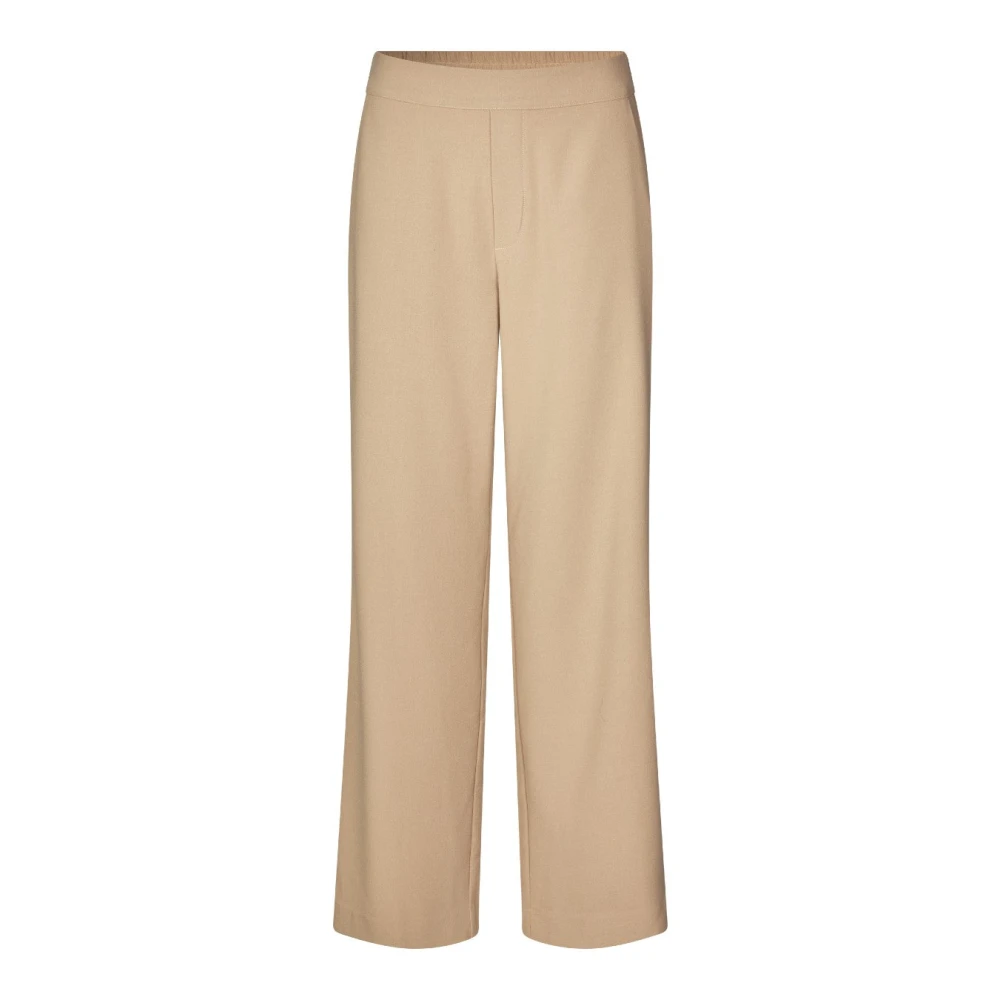 MbyM Beige Wide Leg Broek Emmett Beige Dames