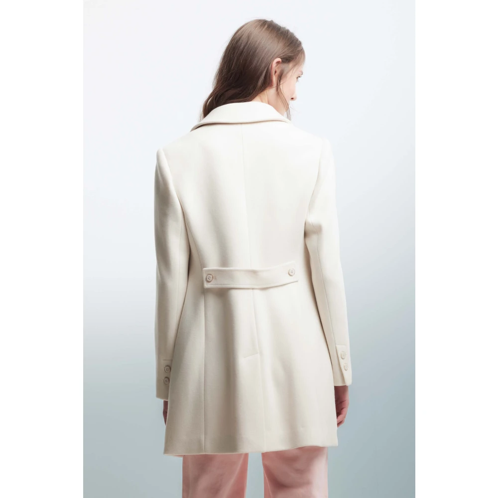 Kocca Jas met reverskraag Beige Dames