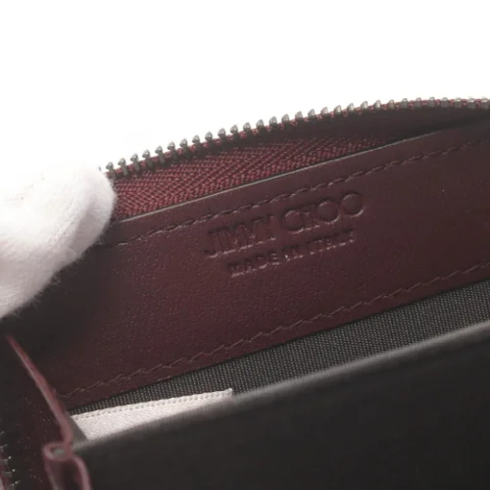 Jimmy Choo Pre-owned Leather wallets Brown Dames