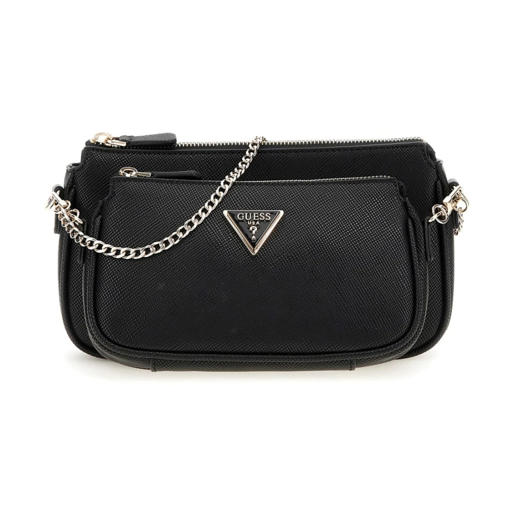 Guess Stijlvolle Mini Crossbody Tas met Logo Black Dames