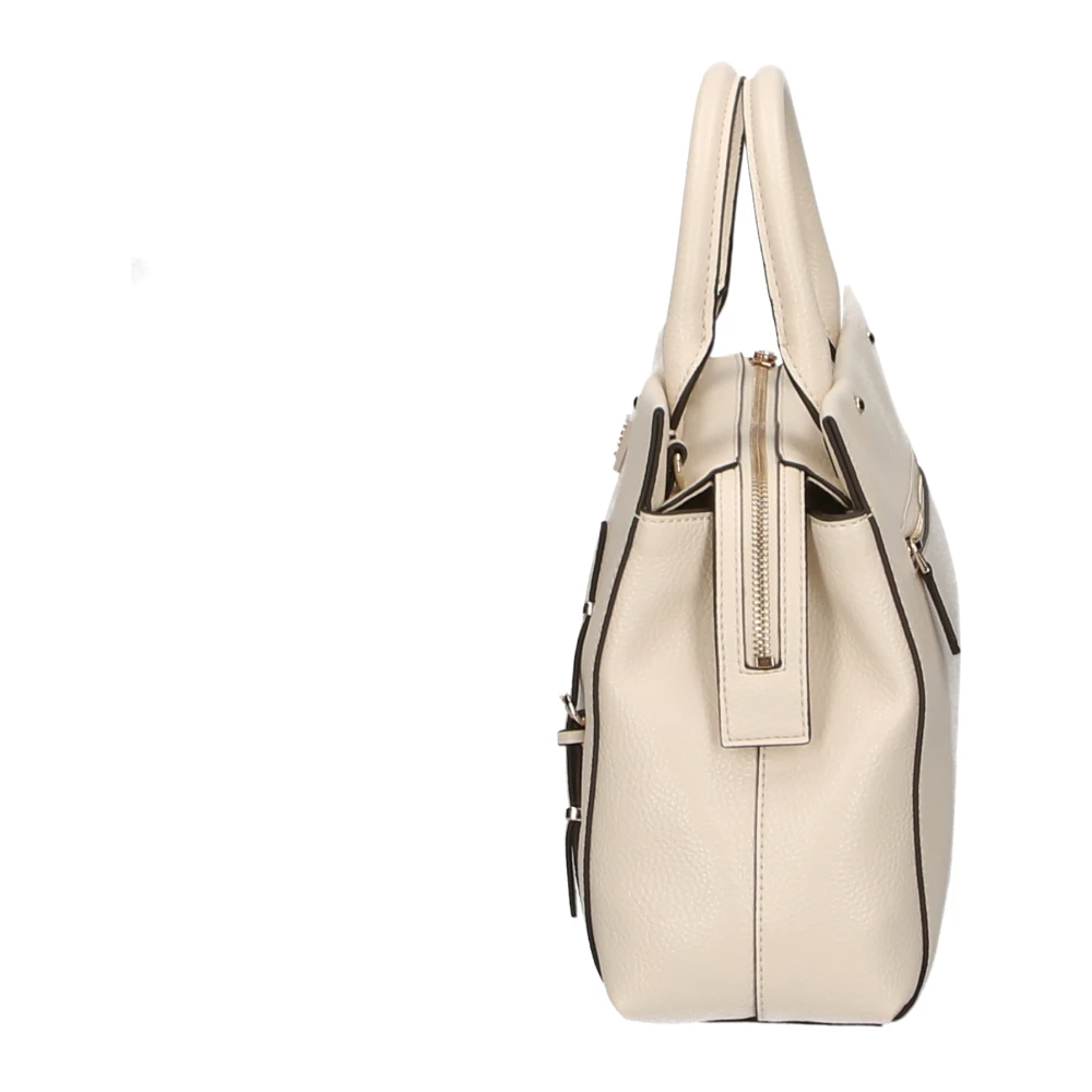 Guess Ivoor Handtas Levia Satchel White Dames