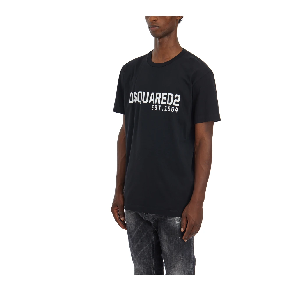 Dsquared2 Cool Fit Logo T-Shirt Black Heren