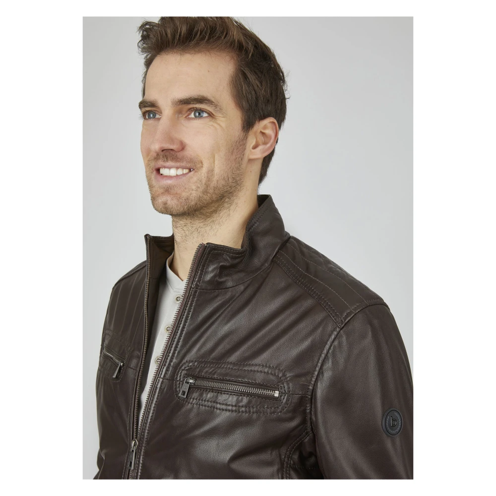 Bugatti Heren Leren Jas Bufidelio Brown Heren