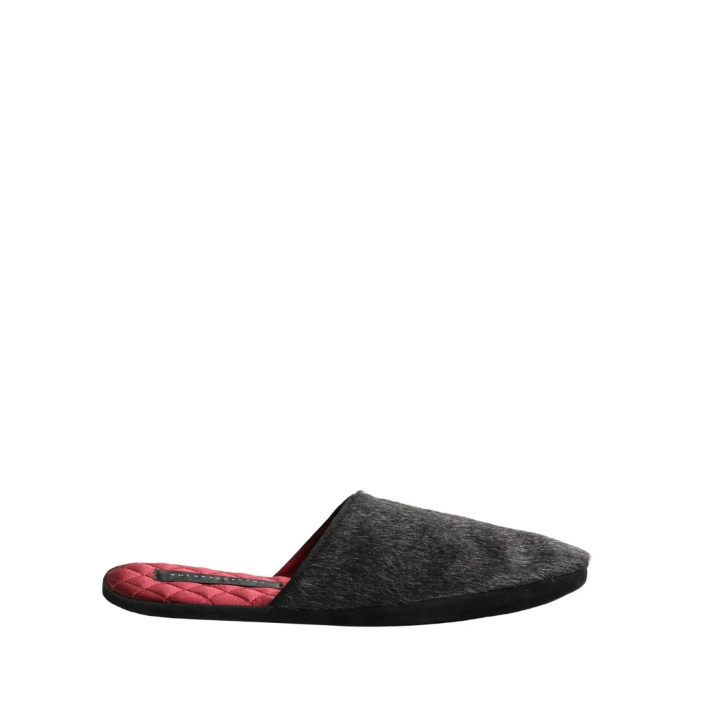 Dolce & Gabbana Men's Gray Wool Slippers