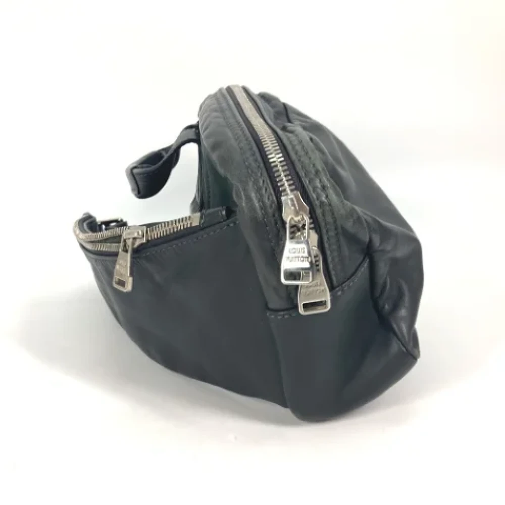 Louis Vuitton Vintage Pre-owned Leather handbags Gray Heren