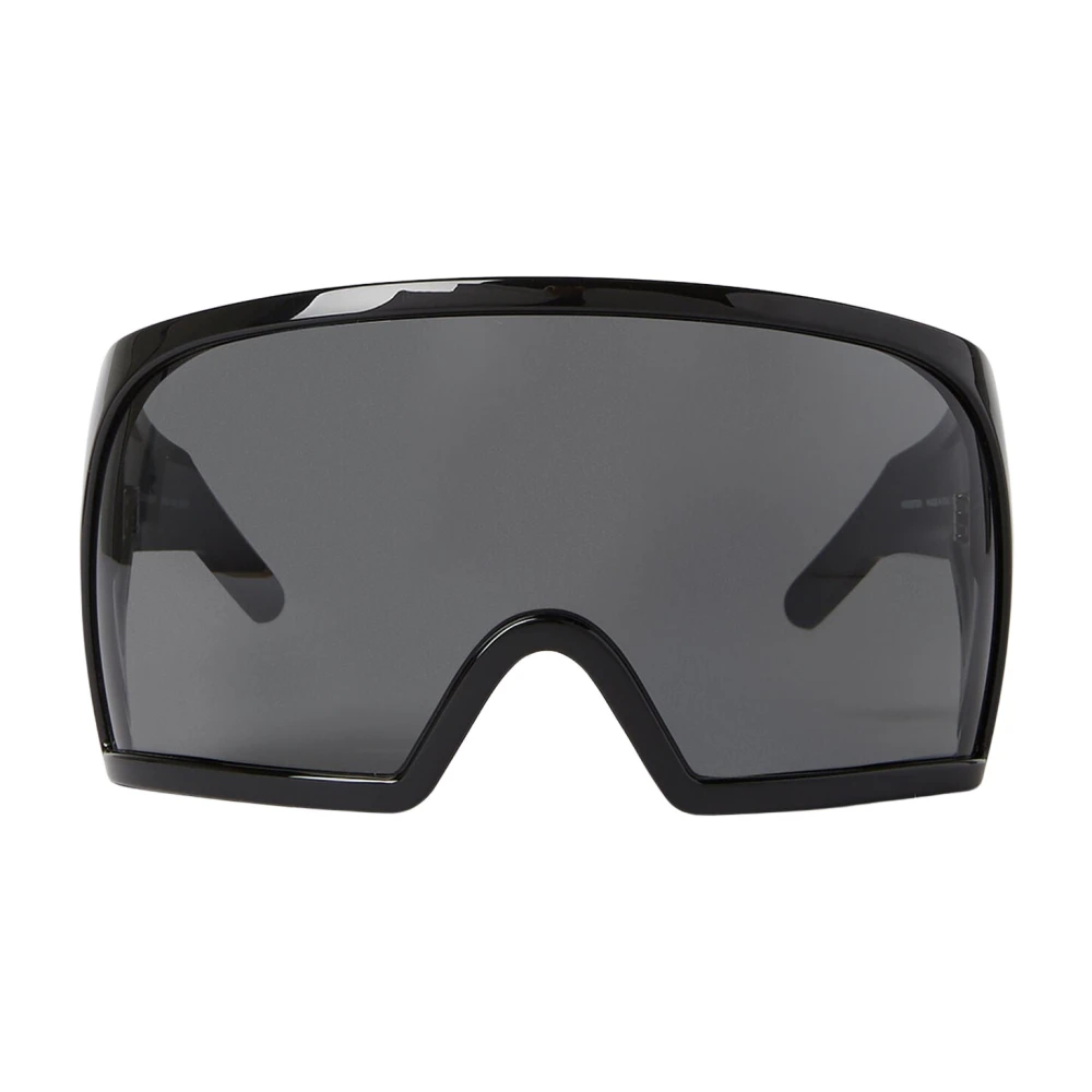 Rick Owens Kriester Mask Sunglasses - Unisex - Sunglasses - Black - One Size - Accessories