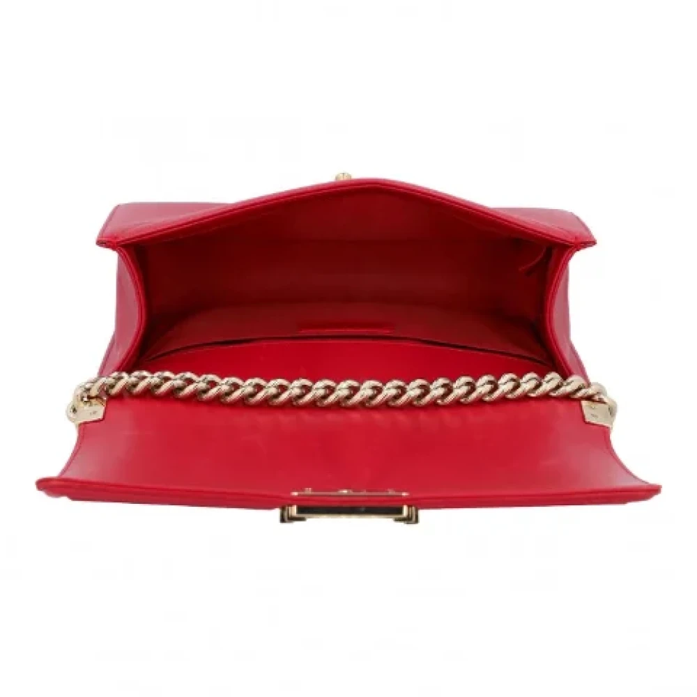 Chanel Vintage Pre-owned Leather chanel-bags Red Dames
