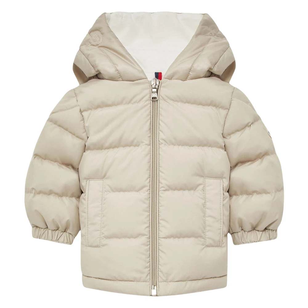 Moncler Boys Beige Winter Jackets, 6 M, Luxury Puffer Jacket
