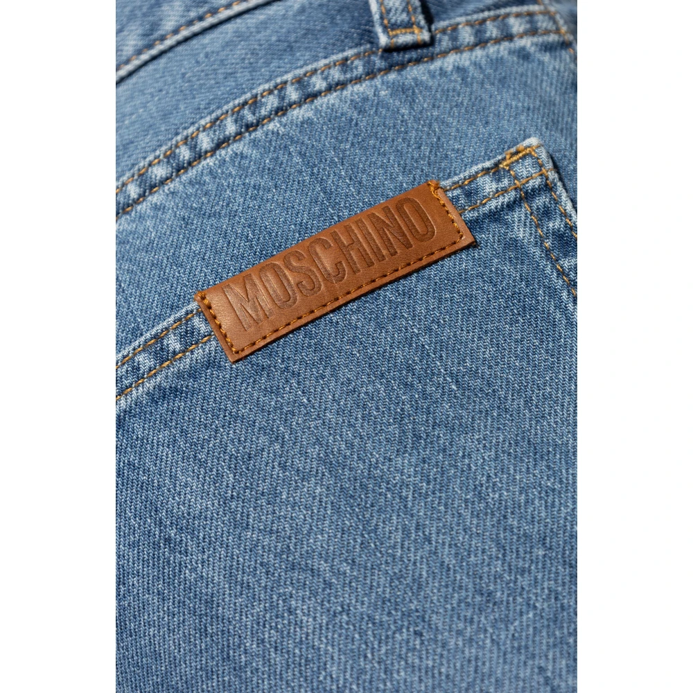 Moschino Jeans met licht toelopende pijpen Blue Heren