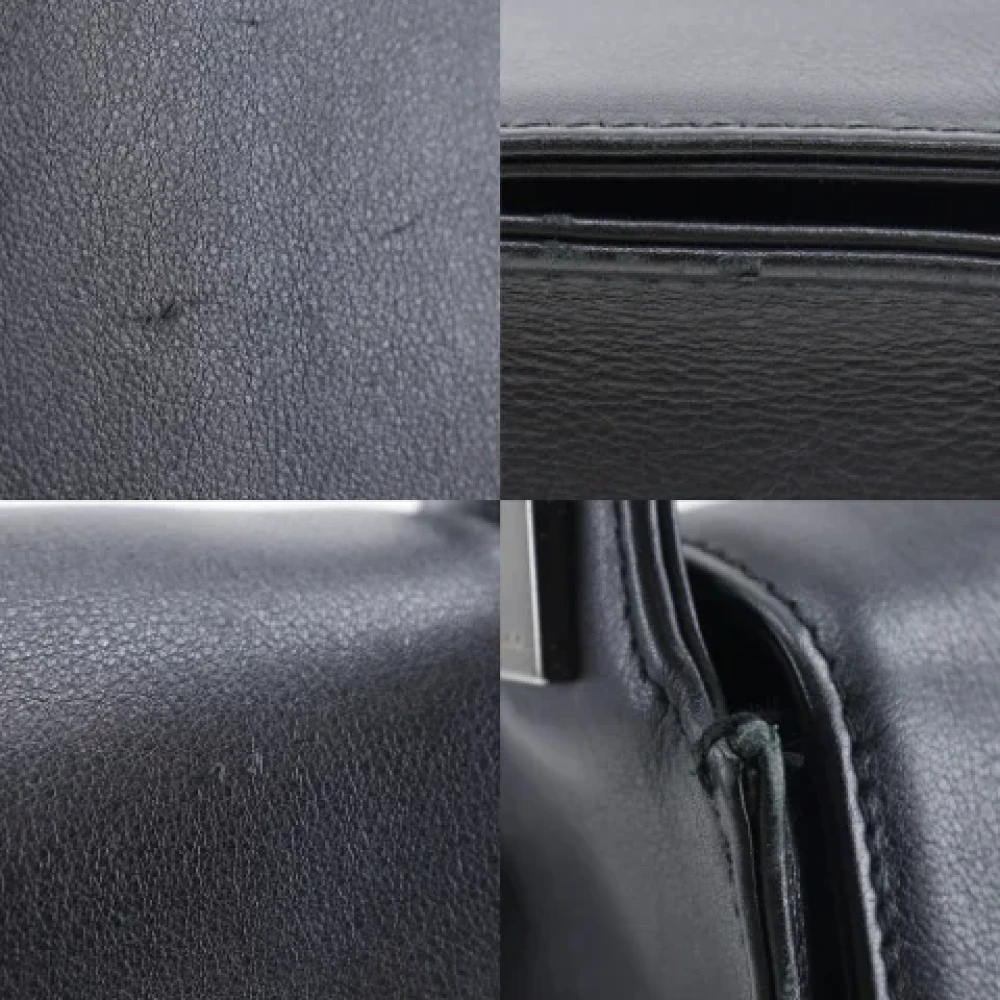 Gucci Vintage Pre-owned Leather shoulder-bags Black Dames