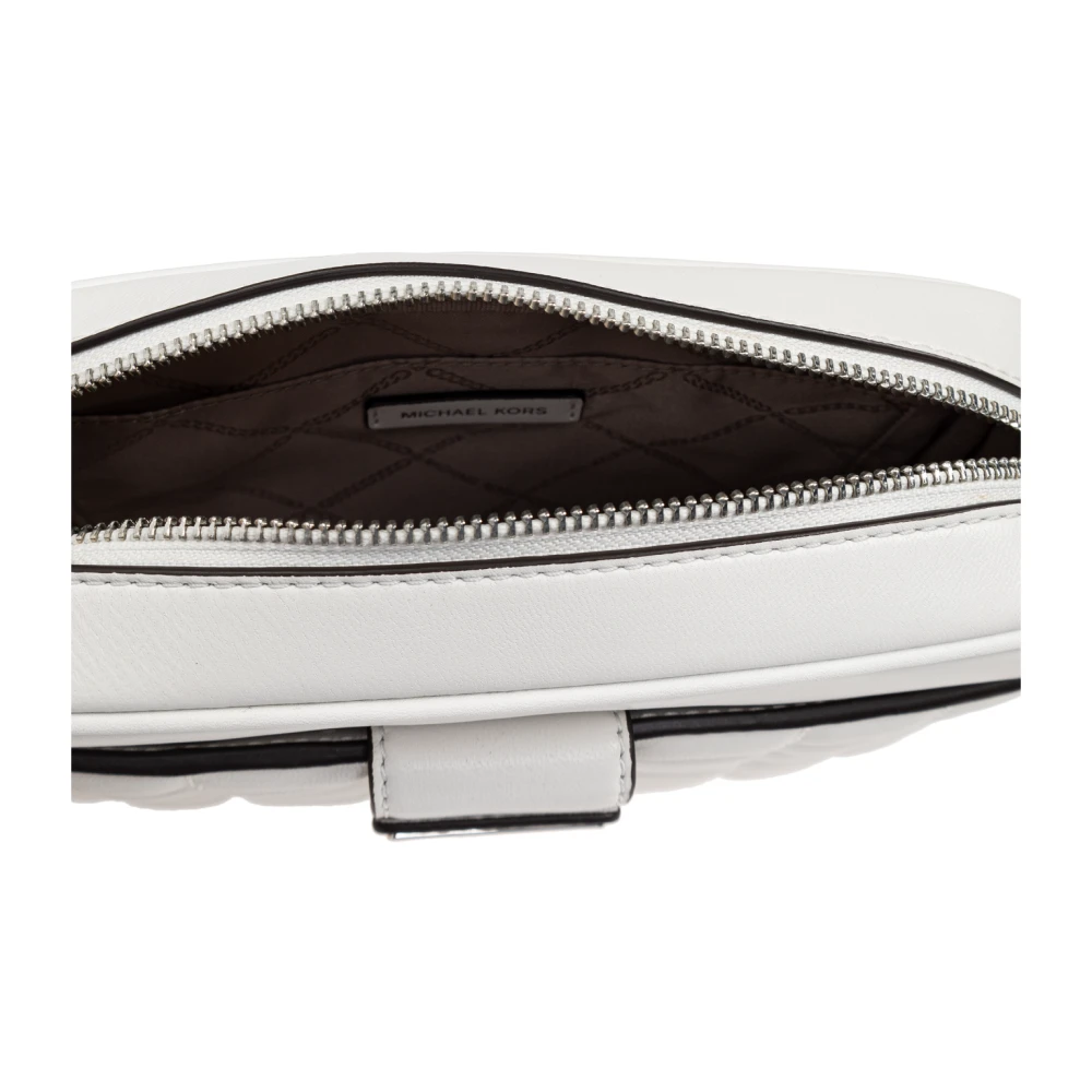 Michael Kors Tribeca Schoudertas White Dames